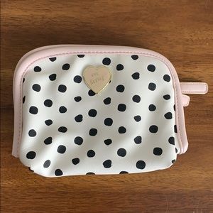 Betsey Johnson polkadot small travel bag